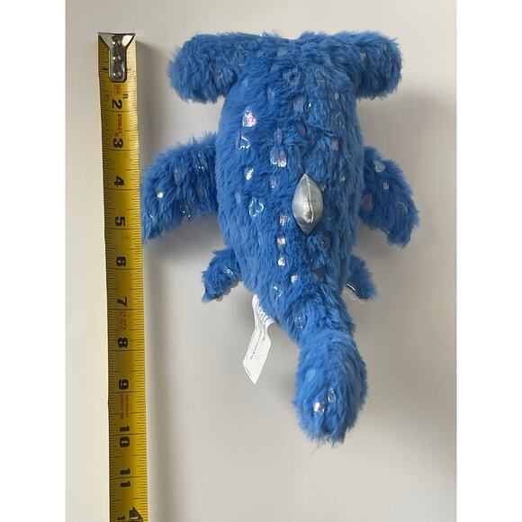 Blue and white Hammerhead Shark plush toy - Picture 7 of 7